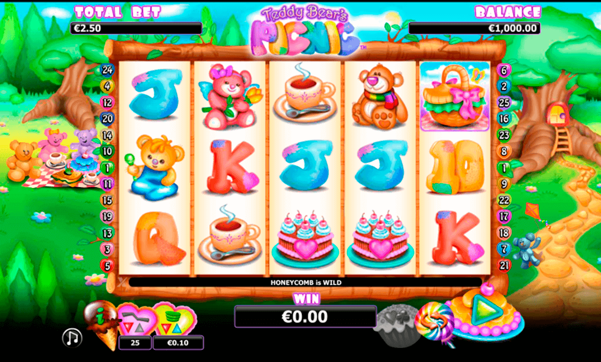 teddy bears picnic netgen gaming kolikkopelit