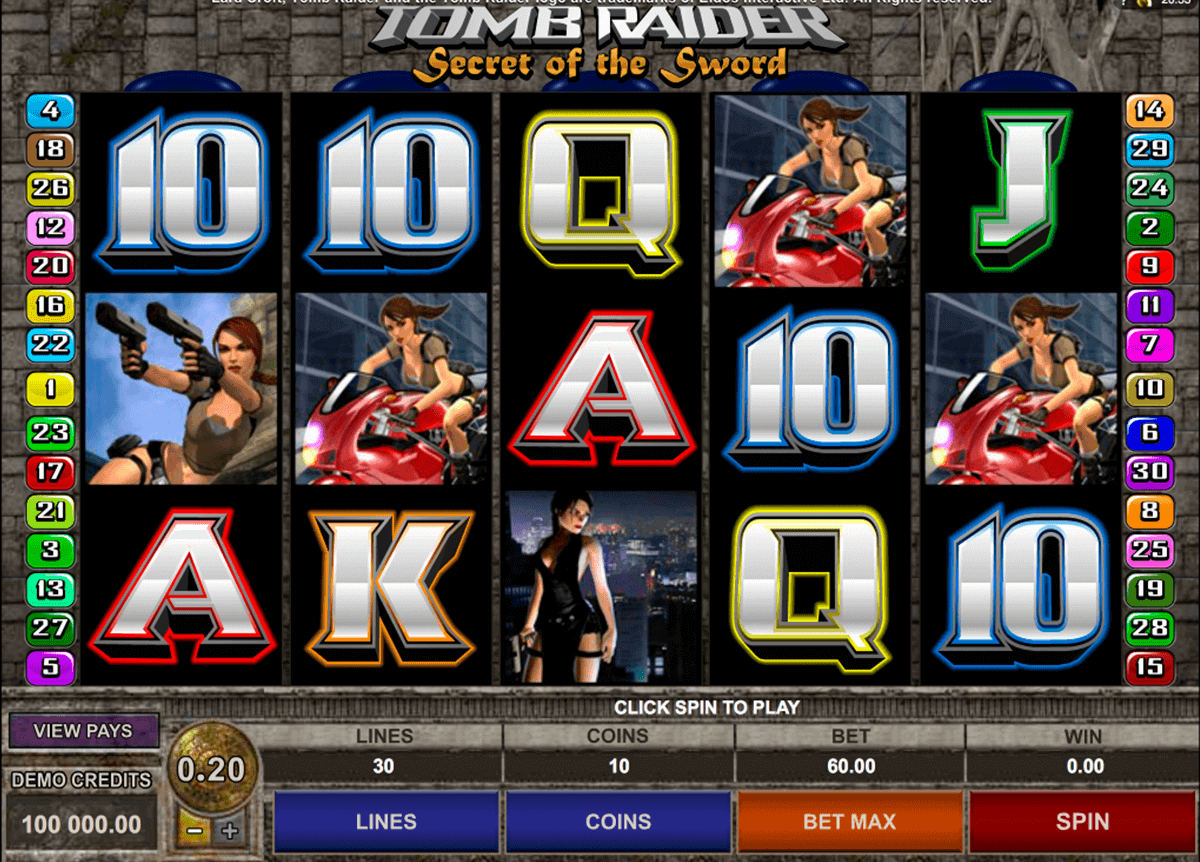 tomb raider ii microgaming kolikkopelit
