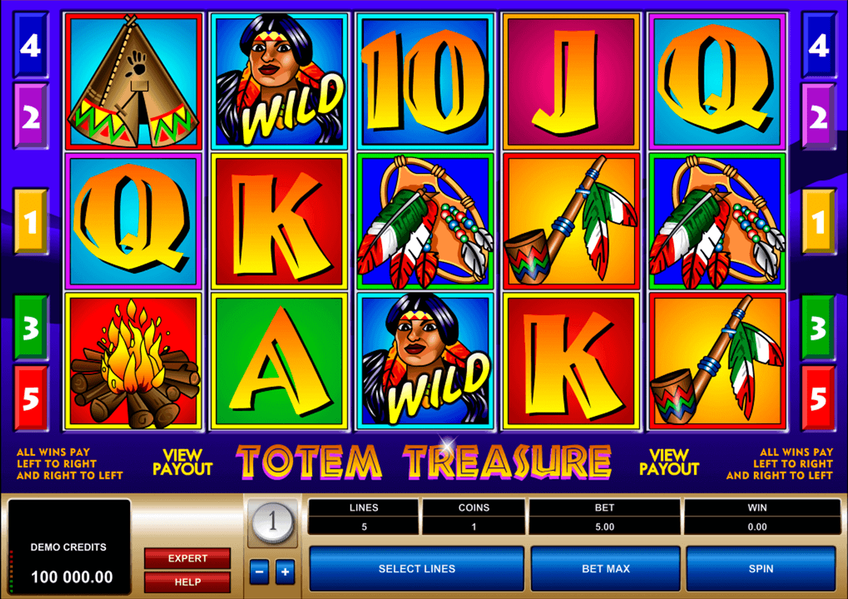 totem treasure microgaming kolikkopelit