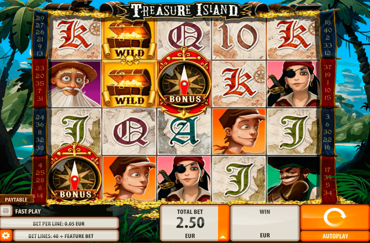 treasure island quickspin kolikkopelit