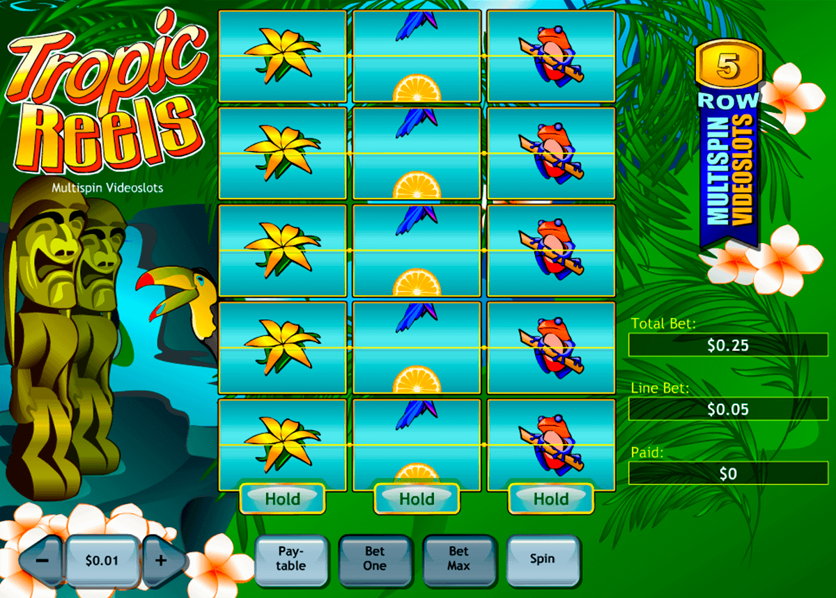 tropic reels playtech kolikkopelit