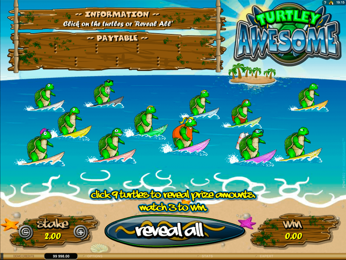 turtley awesome microgaming raaputusarvat