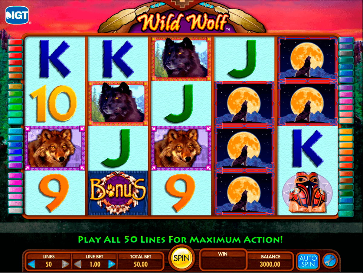 wild wolf igt kolikkopelit