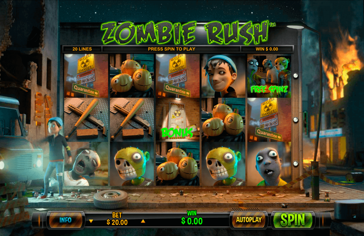 zombie rush leander kolikkopelit