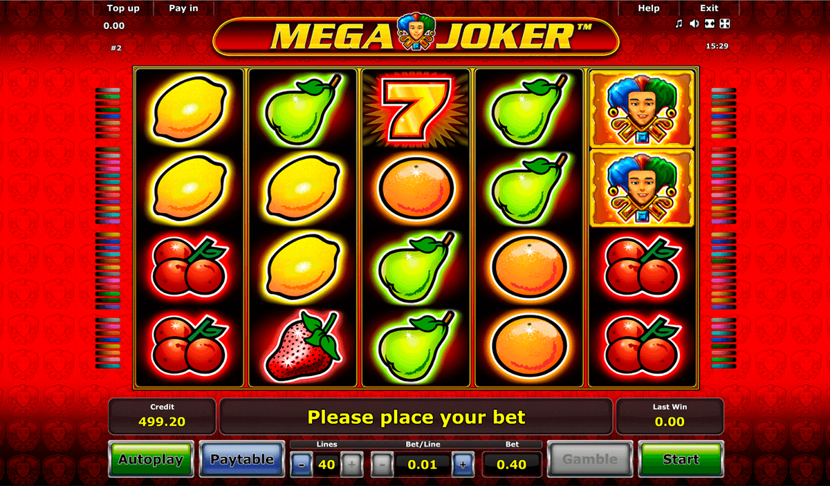 mega joker novomatic kolikkopeli