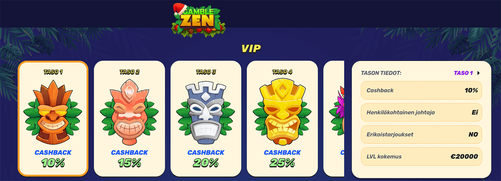 GambleZen Casinon VIP Ohjelma