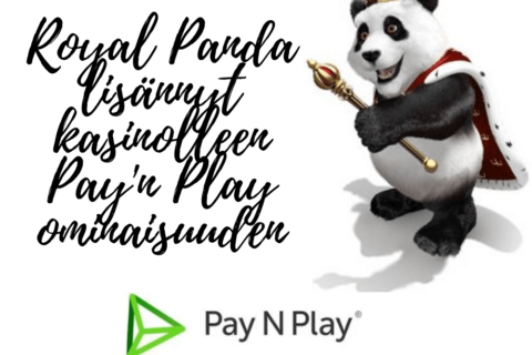 Royal Panda lis&auml;nnyt kasinolleen Payn Play ominaisuuden 