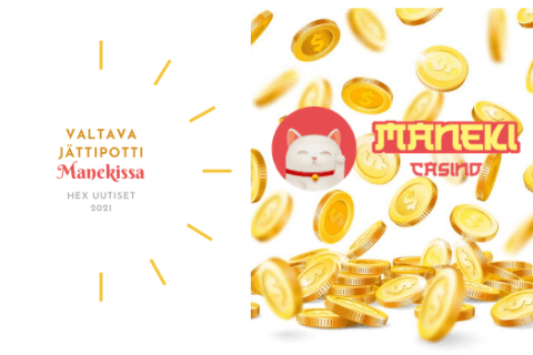 Valtava j&auml;ttipotti Maneki Kasinossa 