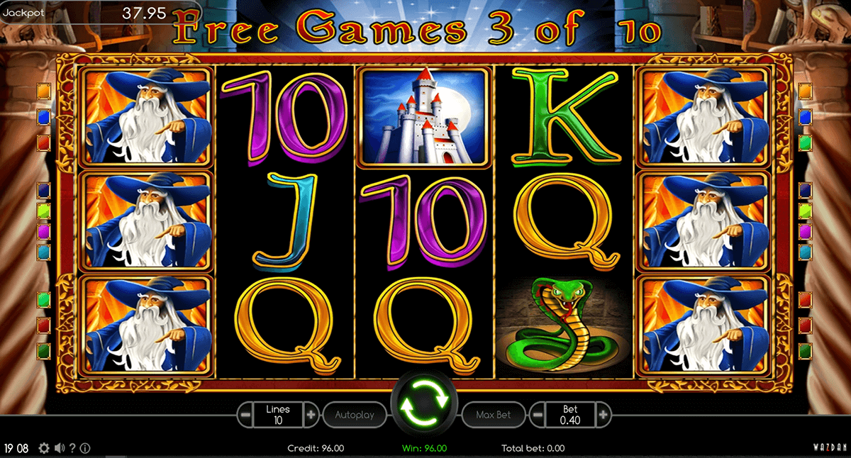 book of magic wazdan kolikkopeli