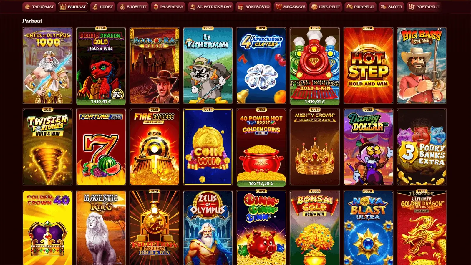 Casoola Casinon pelivalikoima Suomessa 