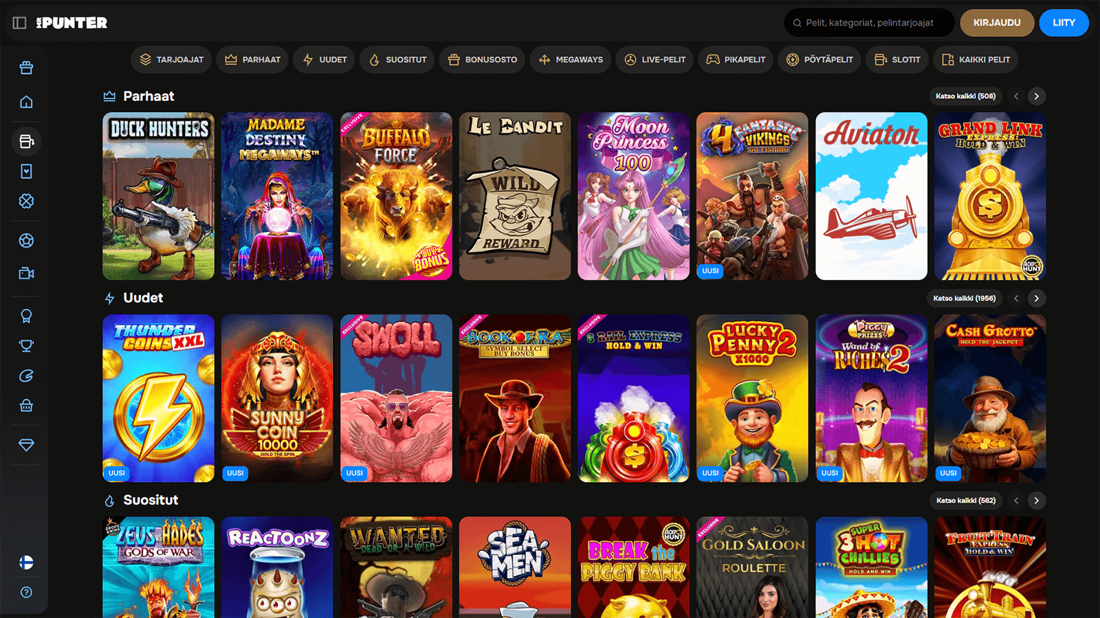 Mr.Punter Casinon Pelit