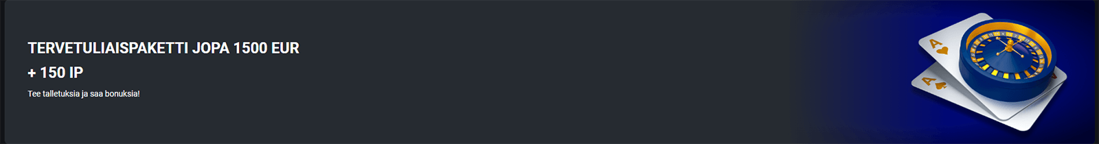 PariPesa Casinon Tervetuliaisbonus