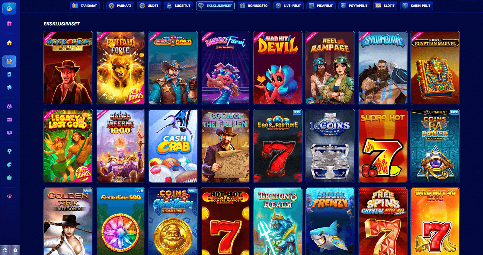 Wonaco Casinon Kolikkopelit