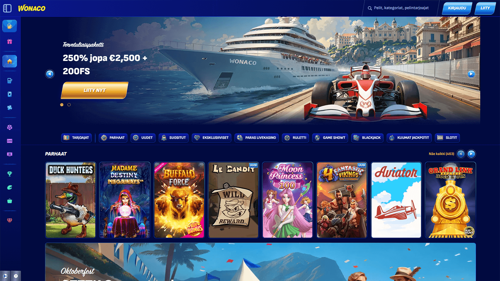 Wonaco Casinon Kotisivu Suomi