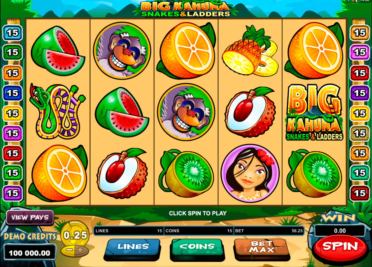 big kahuna snakes and ladders microgaming kolikkopelit