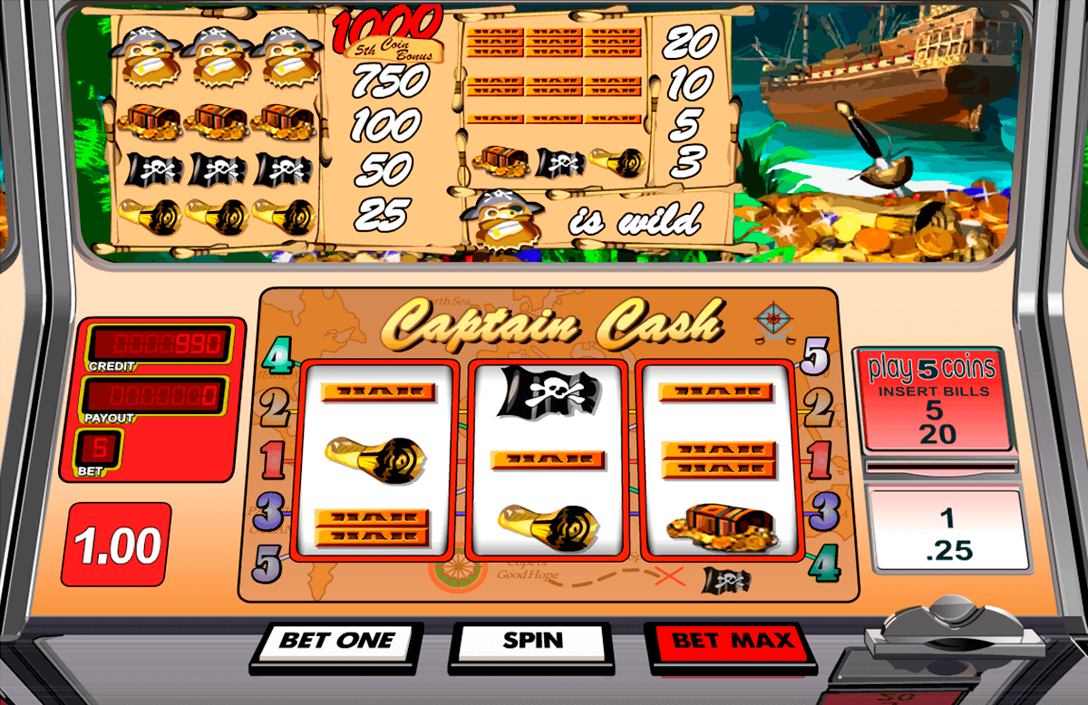 captain cash betsoft kolikkopelit