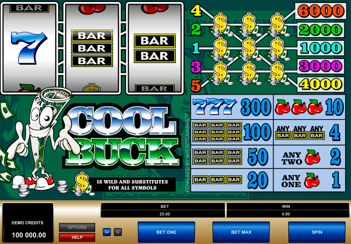 cool buck microgaming kolikkopelit 