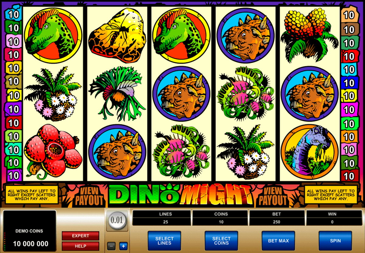 dino might microgaming kolikkopelit