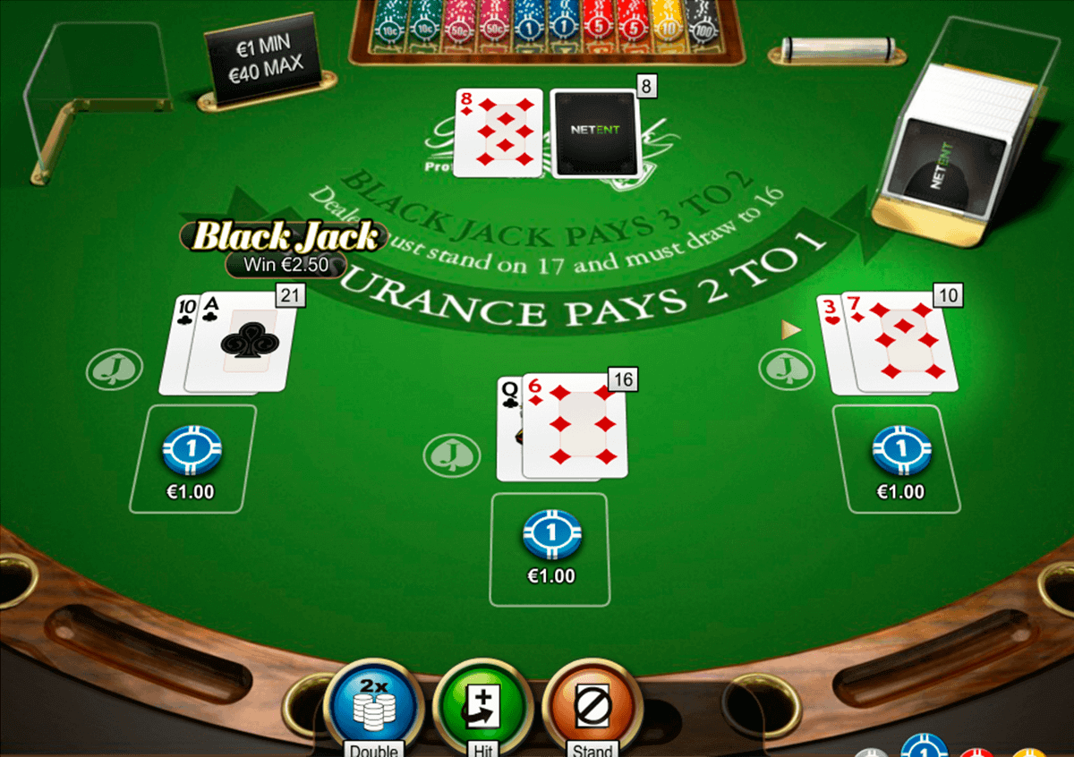 double xposure blackjack professional series netent blackjack 