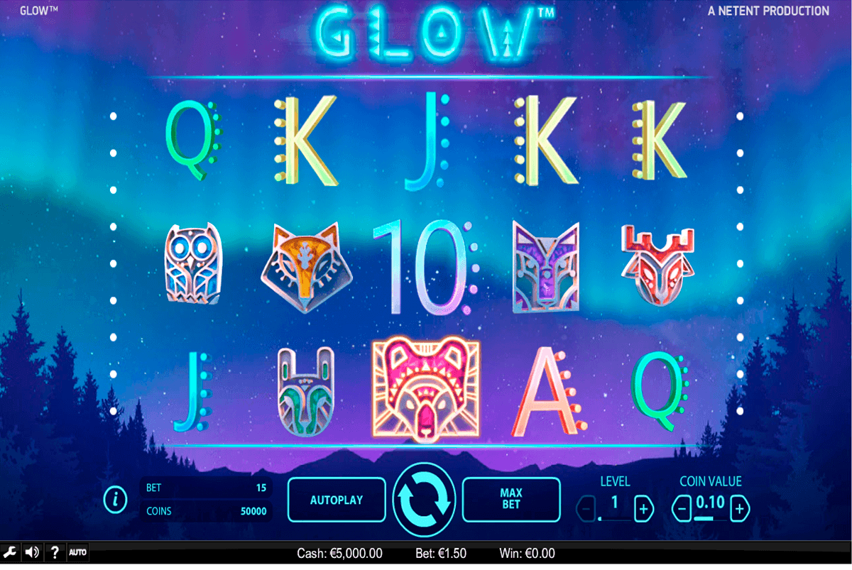 glow netent kolikkopelit