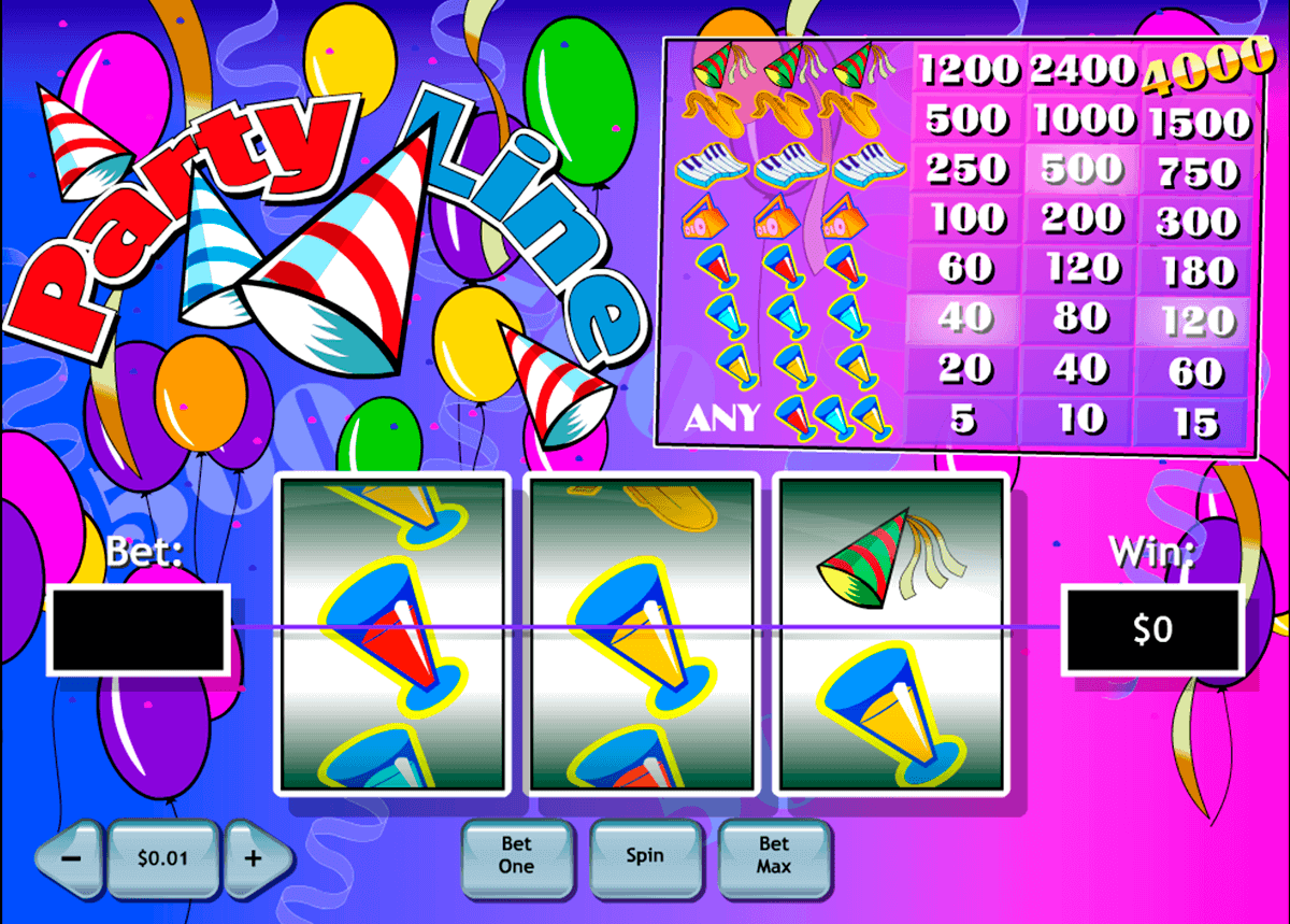 party line playtech kolikkopelit