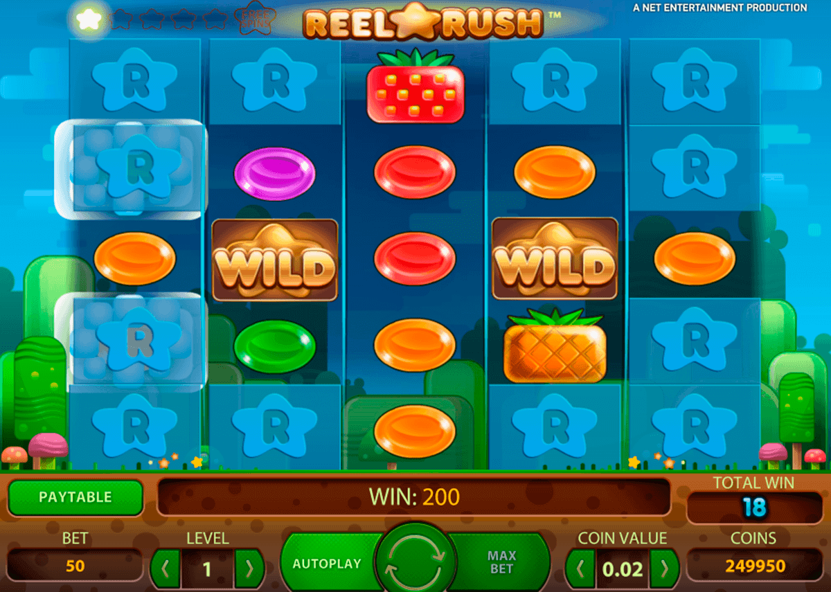 reel rush netent kolikkopelit 