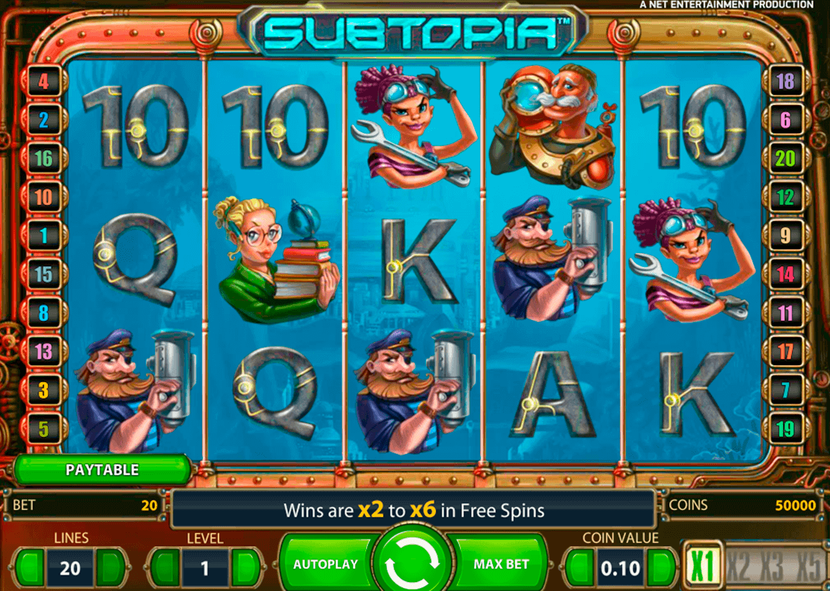 subtopia netent kolikkopelit