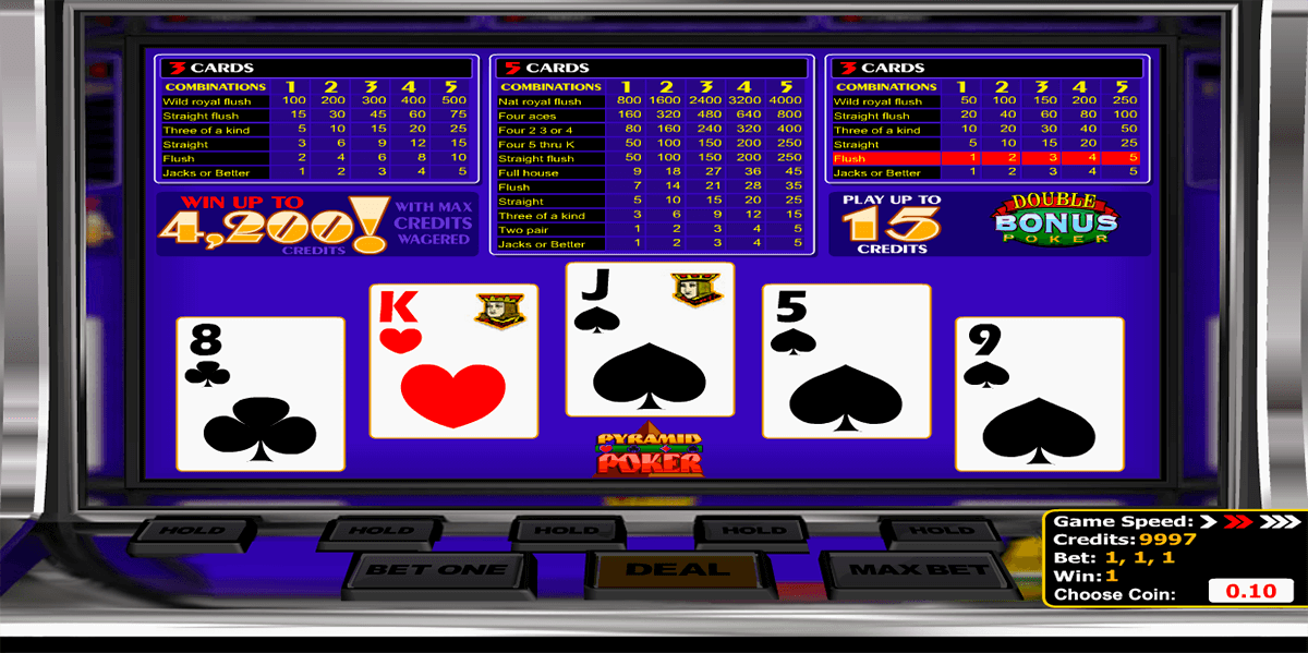 double bonus poker betsoft