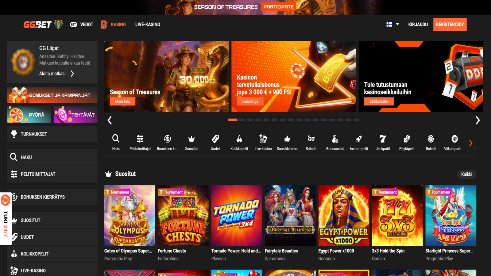 GGBet Homepage 