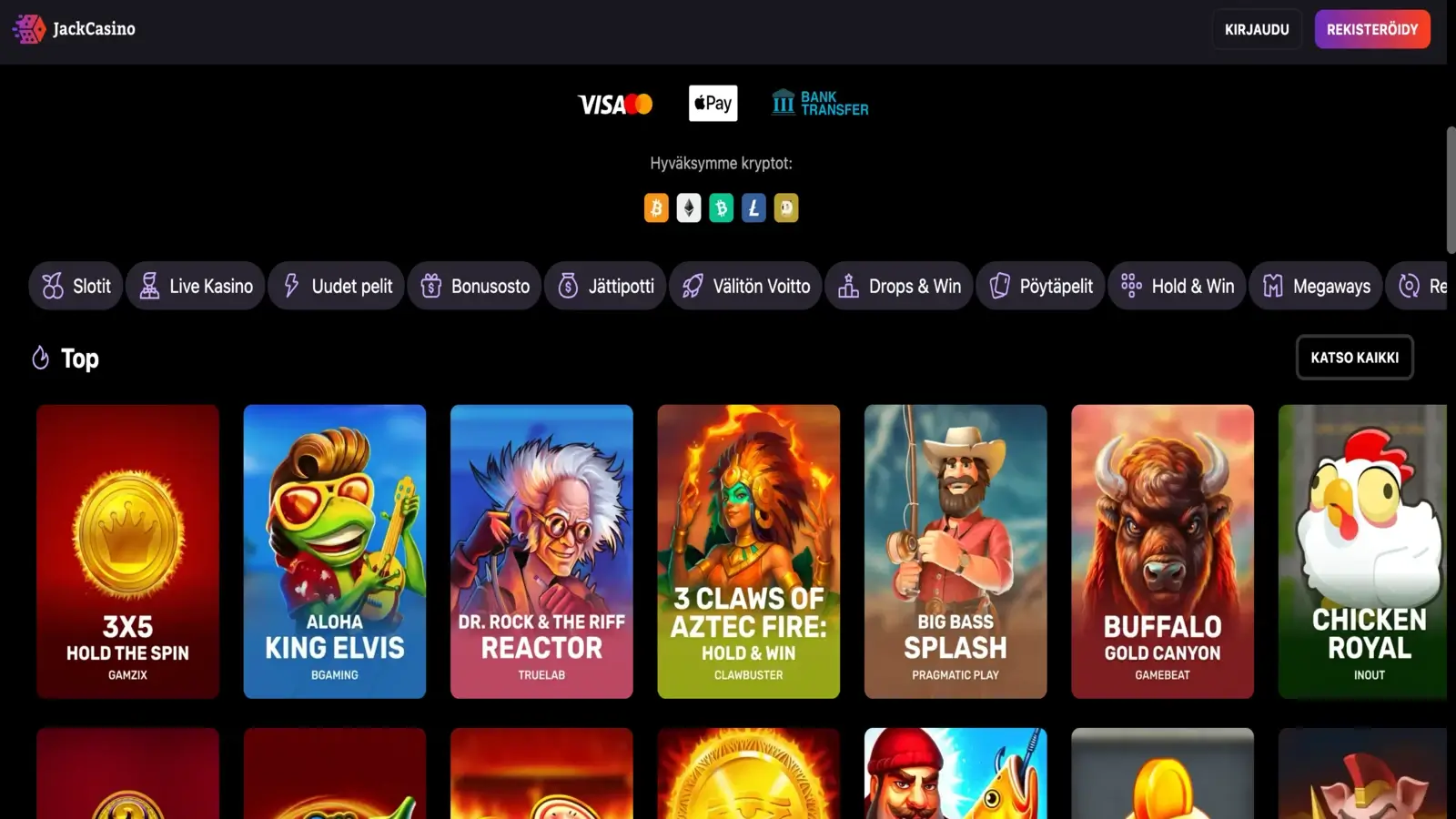 JackPoker Casino Etusivu 