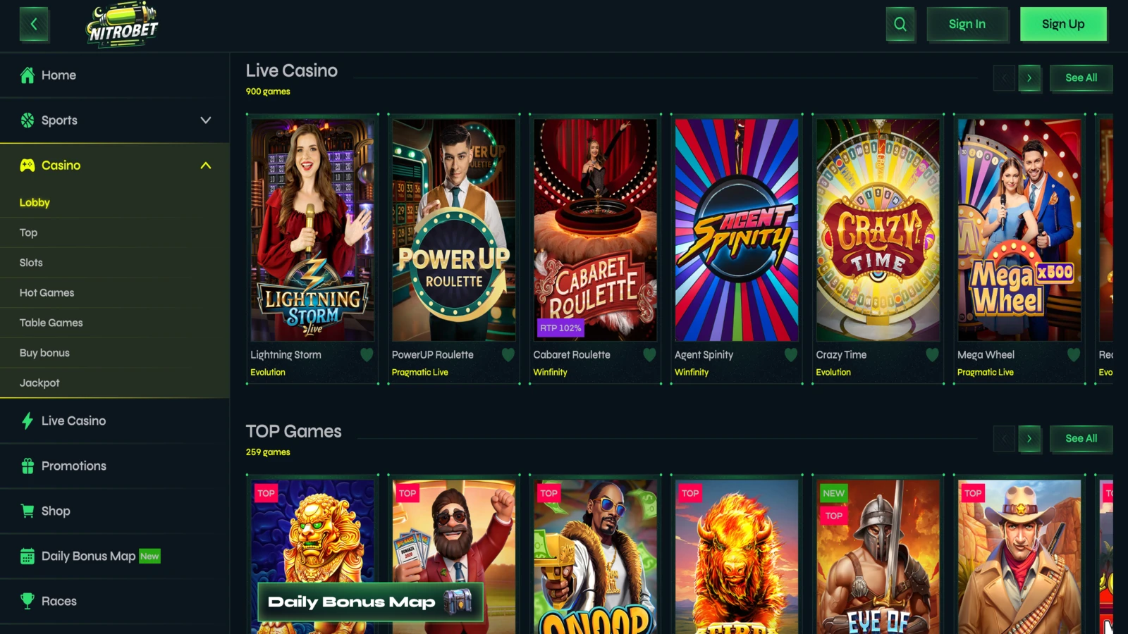 Nitrobet Games