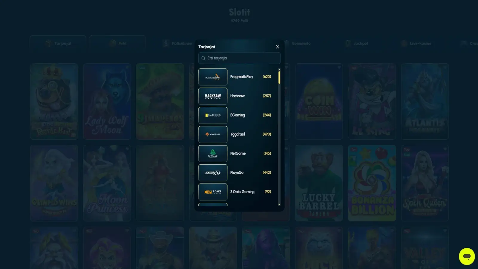 Pelinkehitt&auml;j&auml;t Spellwin Casinolla Suomessa 