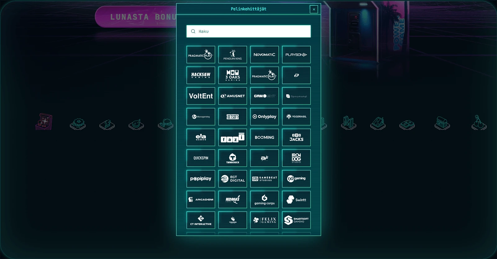 Pelintarjoajat PowerUP Casinolla Suomessa 