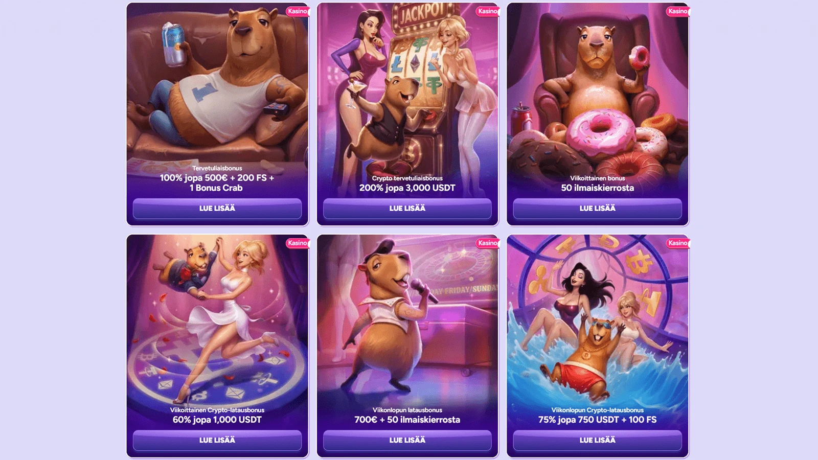 Spinbra Casinon pomppimiset Suomessa 