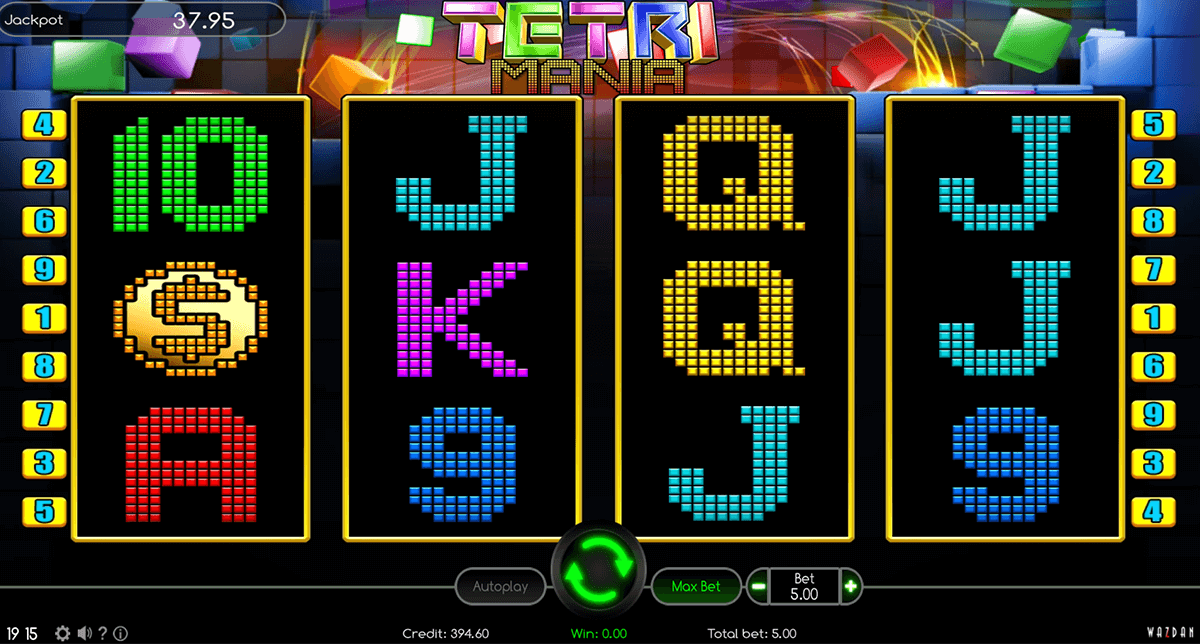 tetri mania wazdan kolikkopeli