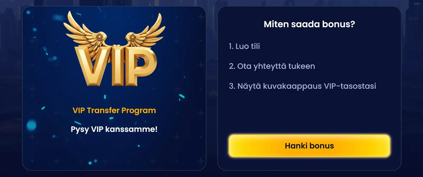 Trino Casino VIP ohjelma Suomessa 