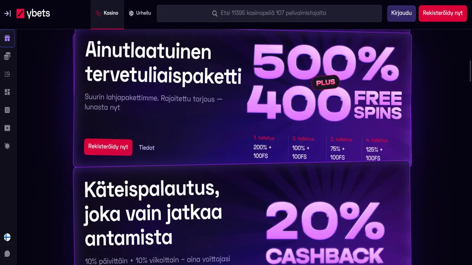 Ybets Bonukset 